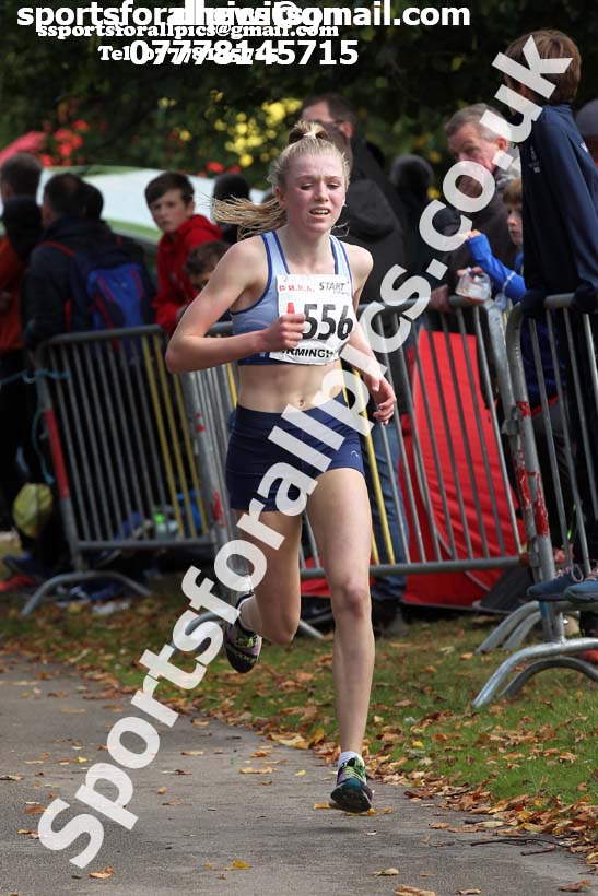 Womens under-17 3 stage road relay, 2019 ERRA 6 and 4 Stage Relay and Young Athletes.  Photo: David T. Hewitson/Sports for All Pics